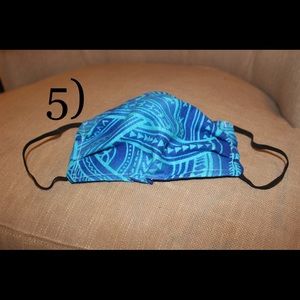 Aloha and tribal print face masks sewn only in HI